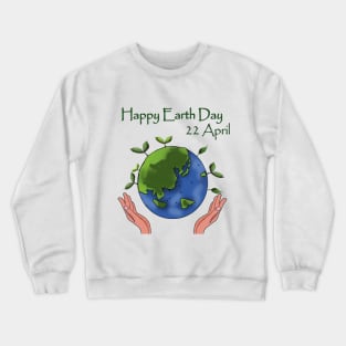 Earth Day Crewneck Sweatshirt